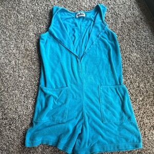 Vibrant Blue Sleeveless Romper